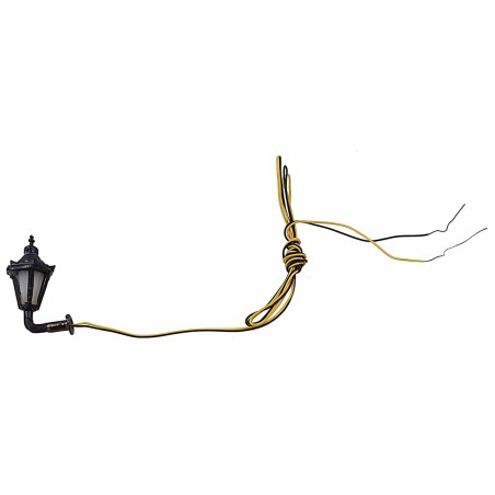 Lanterna inglese in metallo 1 cm con led 3V luce calda