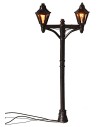 6.5 cm street lamp with 3V warm light LED