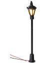 Lampione da strada con lanterna h. 4,5 cm con led 3V luce calda
