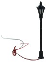 Lampione da strada con lanterna h. 4,5 cm con led 3V luce calda