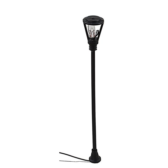 Lampione da strada h. 5,5 cm con led 3V luce calda Mondo Presepi