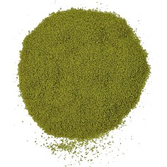 Sponge bag in olive green powder 30 gr 2