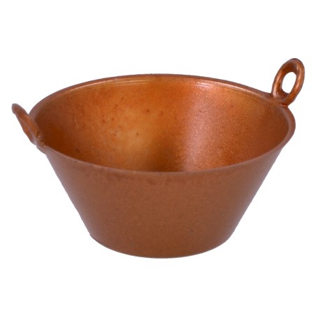 Set of 2 pans with antique metal effect - Cod. MZ08