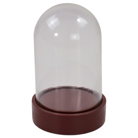 Glass bell for creche 7.5x12 cm h.
