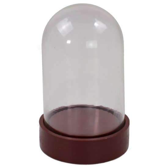 Glass bell for creche 7.5x12 cm h.