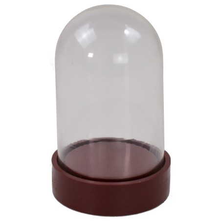 Glass bell for creche 7.5x12 cm h.