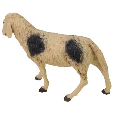 Spotted sheep with high head for 30 cm statues