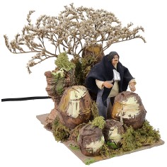 Bottaio in movimento 14 cm misure cm 15x20x20 h Mondo Presepi 2