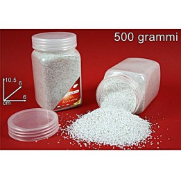 Arena blanca decorativa 500 gr