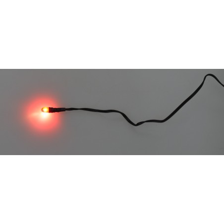Micro lámpara Ø 3 mm roja 3,5 V con clavija Mondo Presepi.