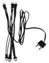 Catena 5 led a luce bianca calda Ø 5 mm 3,5 V. 