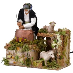 Quesero en movimiento serie 14 cm Mundo Pesebres 2