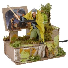 Pittore in movimento 10 cm Mondo Presepi