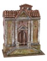 Iglesia con campanas y escalera doble de 34,5x20x22,5 cm de