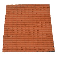 Panel de PVC para techo color terracota de 21,5x16 cm