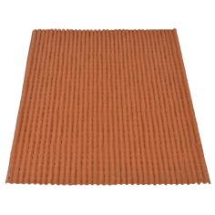 Pannello in pvc a tetto colore terracotta cm 32,5x48,5 Mondo