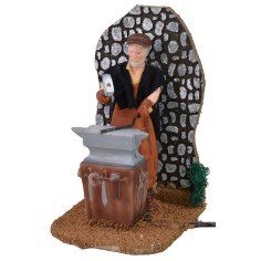 Herrero en movimiento serie 20 cm Mundo Pesebres