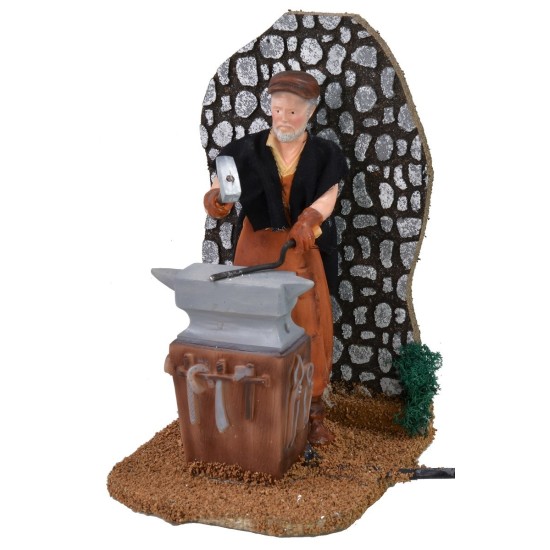 Herrero en movimiento serie 20 cm Mundo Pesebres