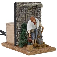 Carbonaro in motion with fire effect series 10 cm Landi 2