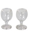 Set 2 calici in vetro ø 1 cm