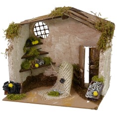 Bodega del pescadero cm 20x14x18 h Mundo Pesebre 2