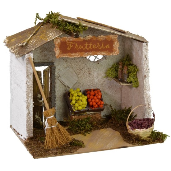 Frutteria per Presepe cm 20x13,5x18 h Mondo Presepi