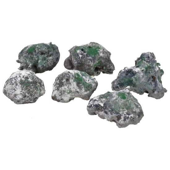 Set 6 pietre medie di varie misure Mondo Presepi