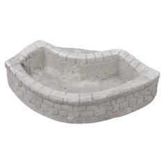 Plaster sink with steps cm 17x10x5 h 2