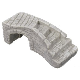 Scala in gesso con ponte cm 14x6x4,5 h
