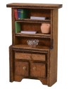 Aparador de madera con libros y adornos de 6,8x2,8x10,2 cm h