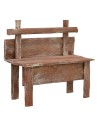 Banco de trabajo de madera para artesanos 11,3x4,8x10,5 h