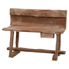 Wooden workbench with hooks 11.3x5x9 h 2