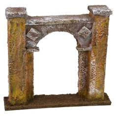Arco de entrada cm 11,5x2,5x10,3 h para estatuas de 6 cm