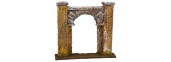 Arco d'ingresso cm 11,5x2,5x10,3 h per statue da 6 cm Mondo