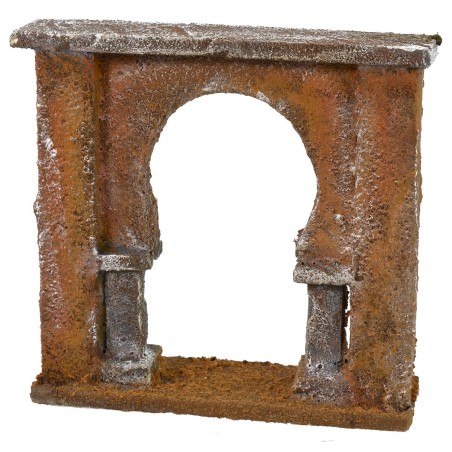 Arco de entrada cm 10,5x3,3x10 h para estatuas de 6 cm