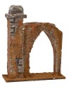 Arco de entrada con columna lateral de 10x3,3x12 cm de altura para estatuas.