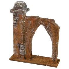 Entrance arch with side column cm 10x3,3x12 h for statues of 6 2