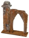 Arco d'ingresso con colonna laterale cm 10x3,3x12 h per statue