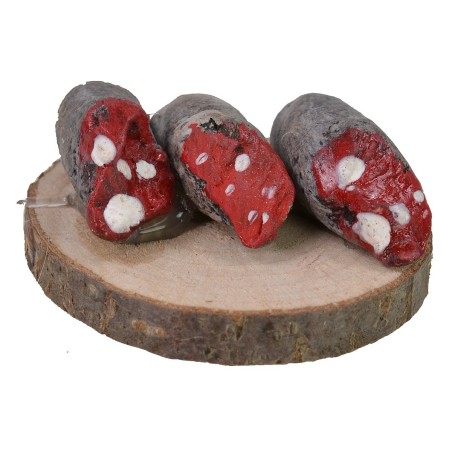 Tagliere circolare con salumi cm Ø 3,5 Mondo Presepi