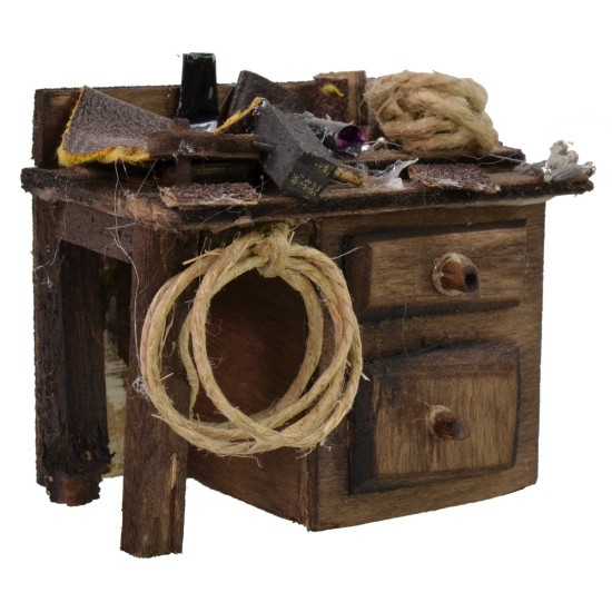 Banco da lavoro del ciabattino cm 7x4,3x6 h