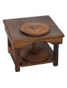 Mesa con torno para alfareros de 7x7x5 cm de altura para