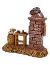 Scenography for the butcher's banquet in resin cm 9x4x9 h