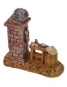 Scenography for the butcher's banquet in resin cm 9x4x9 h