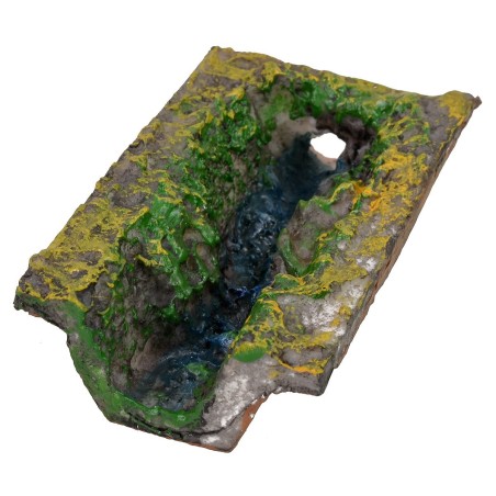 Ruscello in resina componibile cm 10x6x2,5 h Mondo Presepi