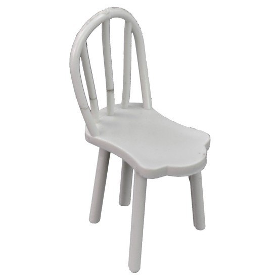 Silla blanca cm 3,5 h Mundo Pesebres