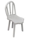 Silla blanca cm 3,5 h Mundo Pesebres