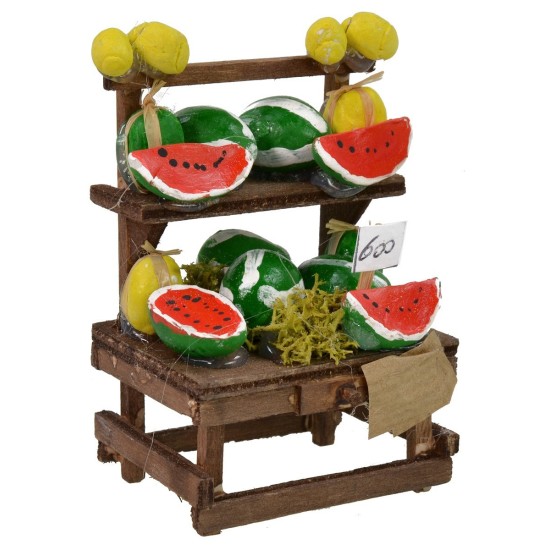 Banchetto del fruttivendolo cm 5x4x8 h Mondo Presepi