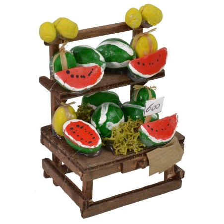 Banchetto del fruttivendolo cm 5x4x8 h Mondo Presepi