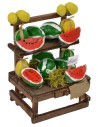 Banchetto del fruttivendolo cm 5x4x8 h Mondo Presepi