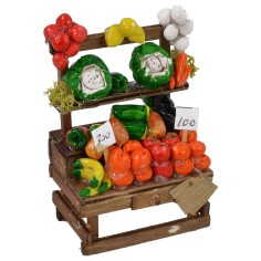 Banquete del hortelano cm 5x3,5x8 h Mundo Pesebres